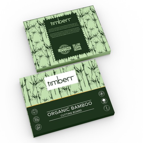 Need an impressive packaging box design for a bamboo cutting board Design réalisé par CK Graphic