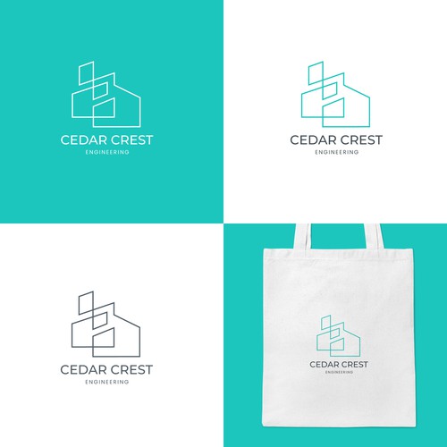 Design a Modern layered logo for a civil engineering company Design by KreativeAnt✏