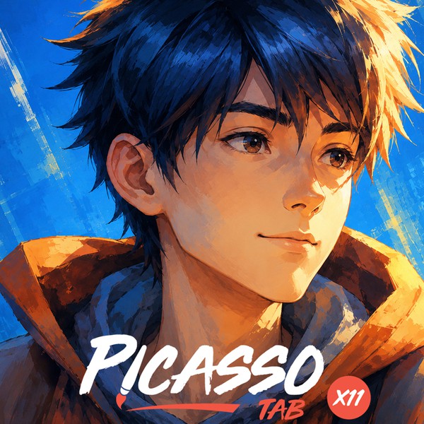 cover design for Picasso Tab XII