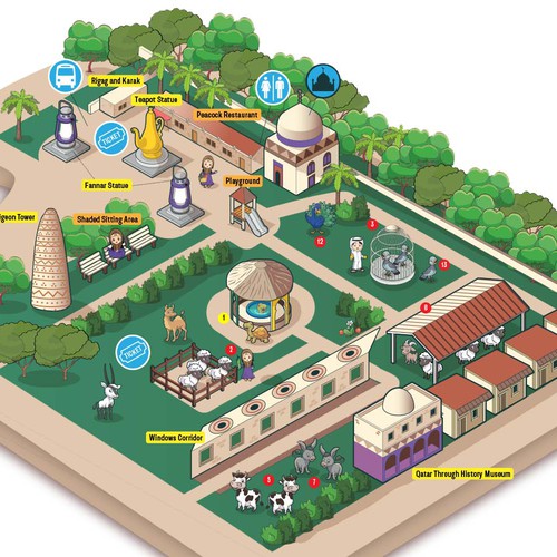 Farm's Map Design by Malim