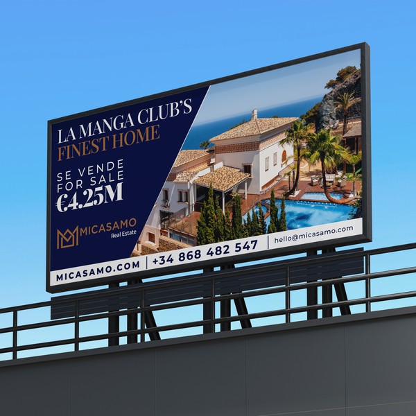 Luxury Billboard for Micasamo