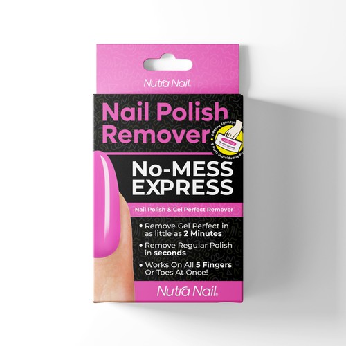 Nutra Nail Gel Remover Design by Seif.