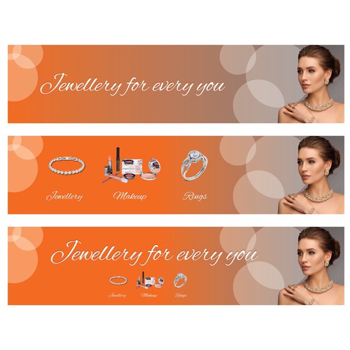 Design an exciting, vibrant Jewellery Banner! Design by Riaa Ramesh