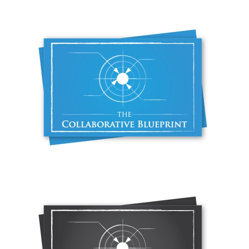 Create the next logo for The Collaborative Blueprint Design by blackdog.digital