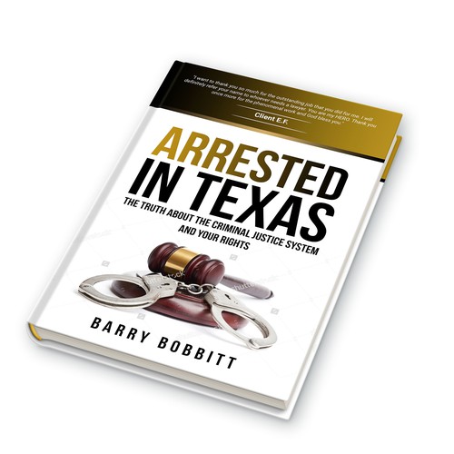 Create an enticing book cover to help those charged with a criminal