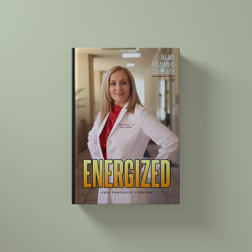Design a New York Times Bestseller E-book and book cover for my book: Energized Design by Max63