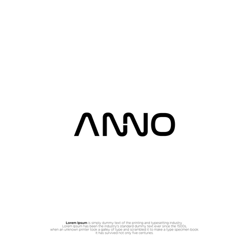 Craft a Unique Wordmark and Monogram for ANNO's Luxury Evening Wear Design by BATHARA™