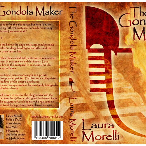 Book cover for The Gondola Maker: A novel set in 16th-century Venice Design by Pq.1