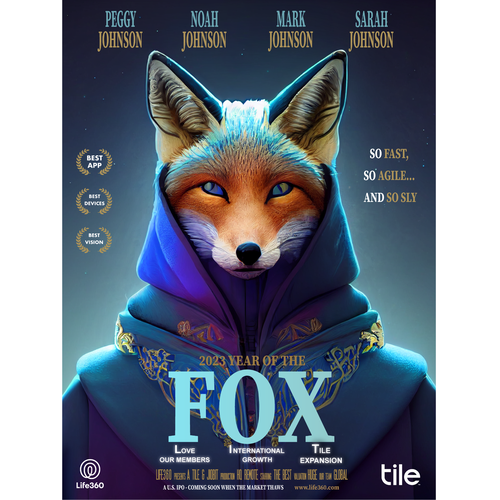 Design di Life360 2023 Year of the Fox Poster di Asiel ..