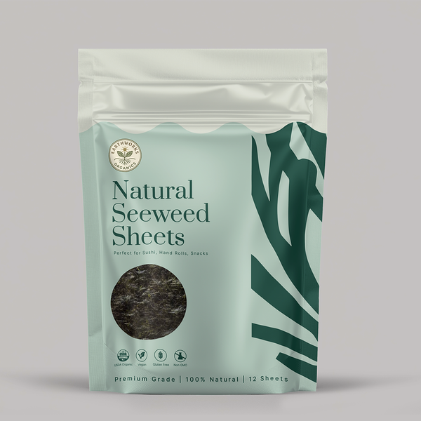 Natural seeweed sheets packacing design