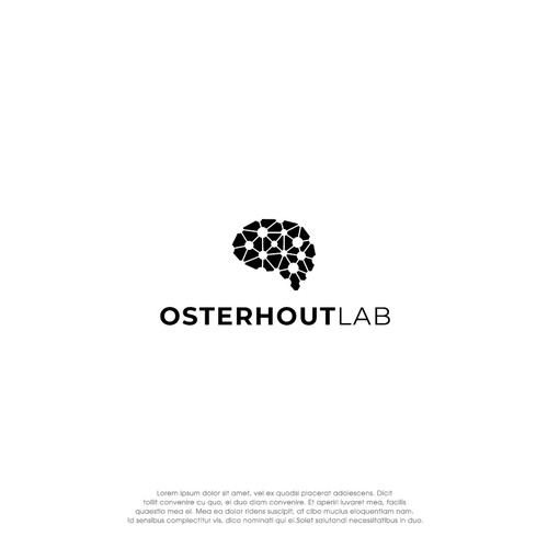 Logo for a scientific lab studying how the immune system communicates with the brain Design by oakbrand™