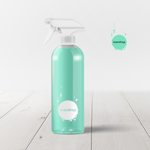 Design Premium Spray Bottle and Packaging for Cleaning Supplies por canyones