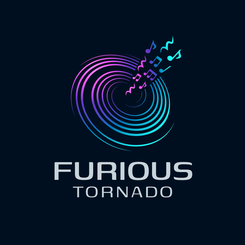 Furious Tornado Logo - New Way of Performing Live Music Design by Vit A