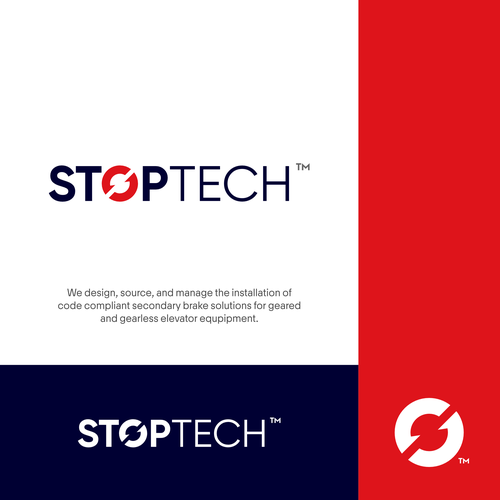 StopTech - Startup B2B industrial safety product for the elevator industry. Design by Doclogoz™