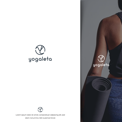 Logo design for women's yoga clothing brand