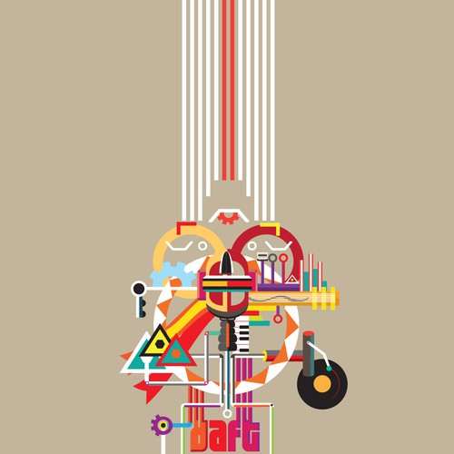 99designs community contest: create a Daft Punk concert poster Design von Boris Jovanovic