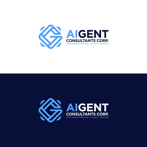 AI Agent Company: Appealing to small to medium sized businesses. Design by megawon®