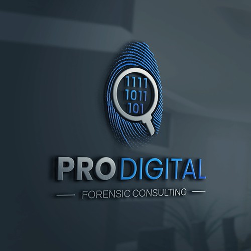 Pro Digital Forensic Consulting logo refresh Design by X-DNA