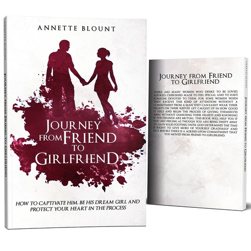 Design a book cover that is fun and playful to help single women experience love beyond friendship Design by MajaK3