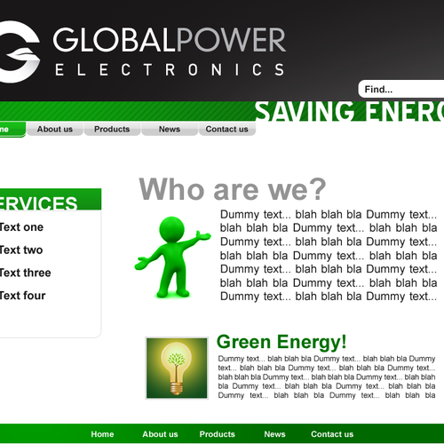 Design di Website Design for Green Electronic Company di CDES