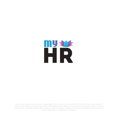 Create an awesome logo for myHR, the #1 HR Software in Luxembourg ! Design by Prasad Jayasundara