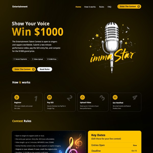 Imma Star Talent Contest