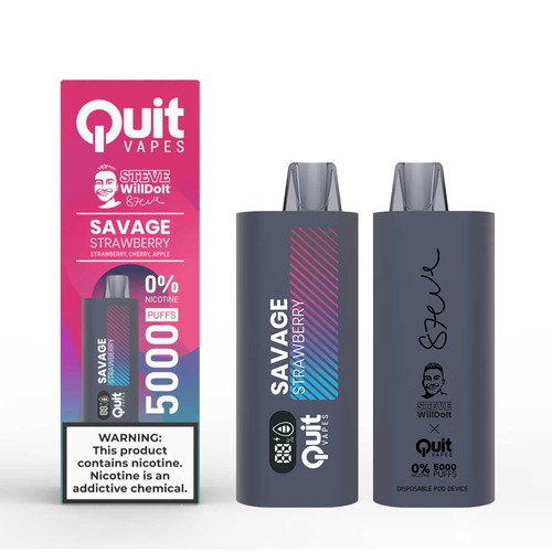 Quit Vape Package for disposable vape device Design by Kula Studio