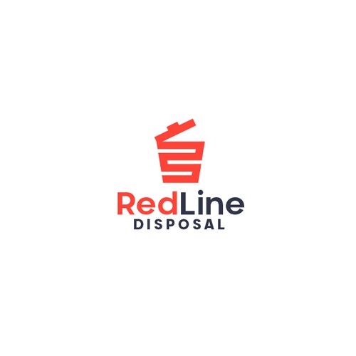 Designs Red Line Disposal Logo & brand identity pack contest
