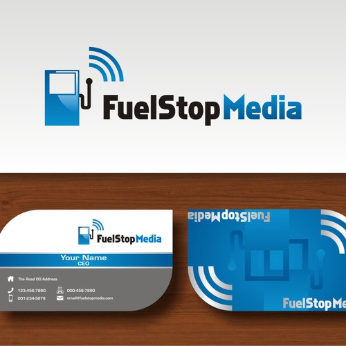 Help Fuel Stop Media with a new logo and business card Design by Tianeri