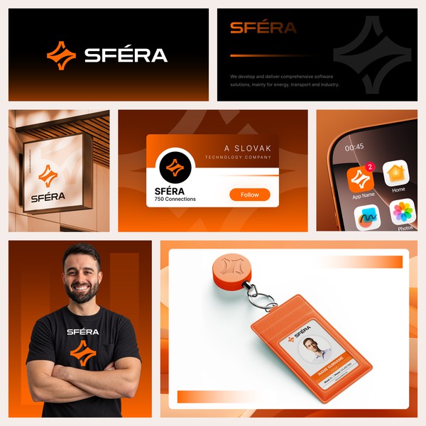 SFÉRA – Innovative AI-Inspired Technology & Software Logo Design
