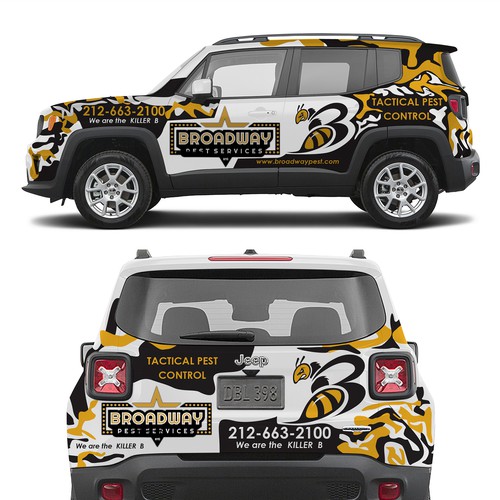 Striking wrap needed for Urban Pest control company Design by Logicainfo ♥