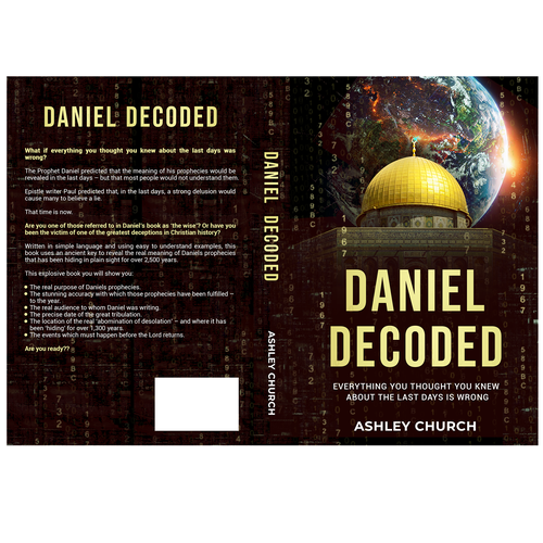 Design a cover for a book about the most significant development in the interpretation of Bible prophecy in 75 years Design von Revive D-sign