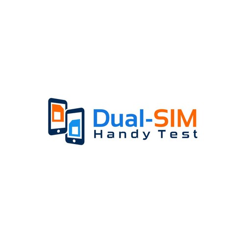 1 fresh logo for a website reviewing 2-SIM smartphones Design by HenDsign™