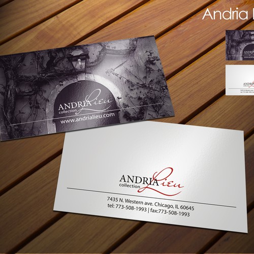 Create the next business card design for Andria Lieu Design von sadzip