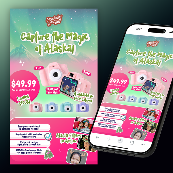 Design Poster for Alaska Camera