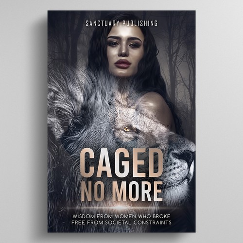 Bold and untamed book cover design wanted! Design by Danitza