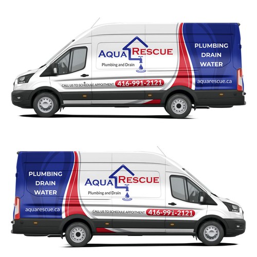 Aquarescue Van Wrap Design by adelea