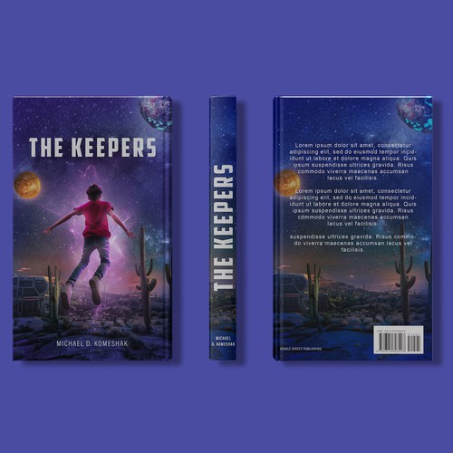 Design a mystical-themed book cover for a story about an astral traveling boy. Design by Art'Pix