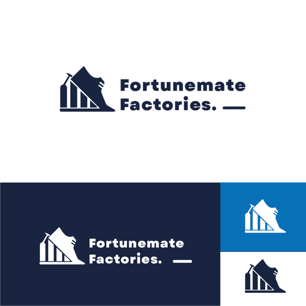 logo concept of a shoe factory