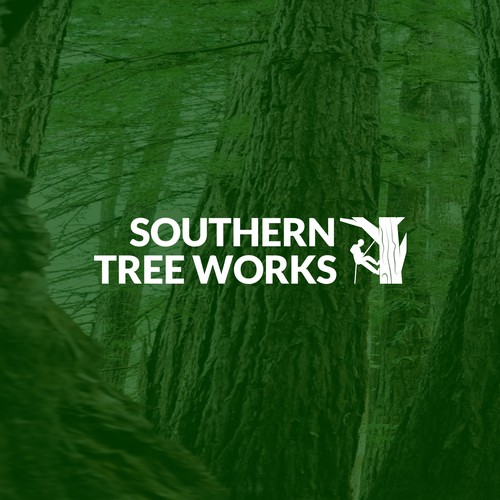 sleek and professional logo for a tree business Design by Afrian.