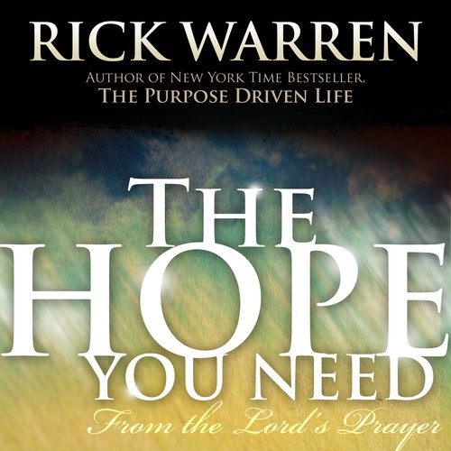 Design Rick Warren's New Book Cover Design réalisé par vDesigner