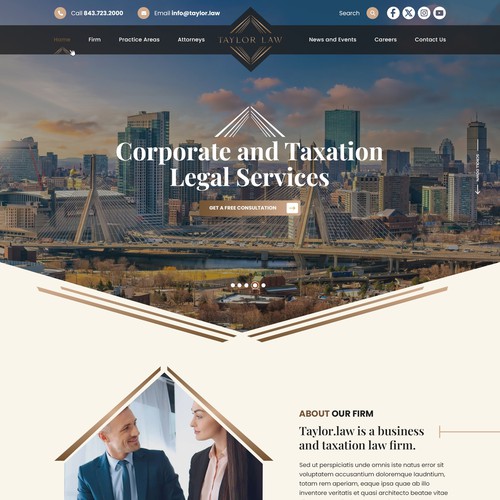 Taylow.Law Website and Software Platform Design by pb⚡️
