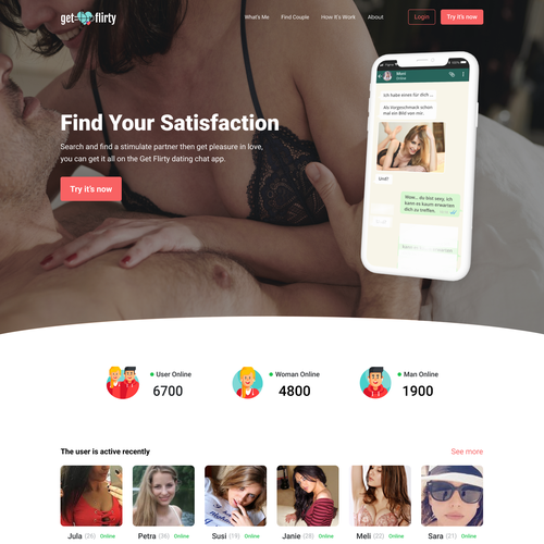 Proposta di design per un contest della categoria Design di landing page realizzata da Romi STUDIO ⭐️