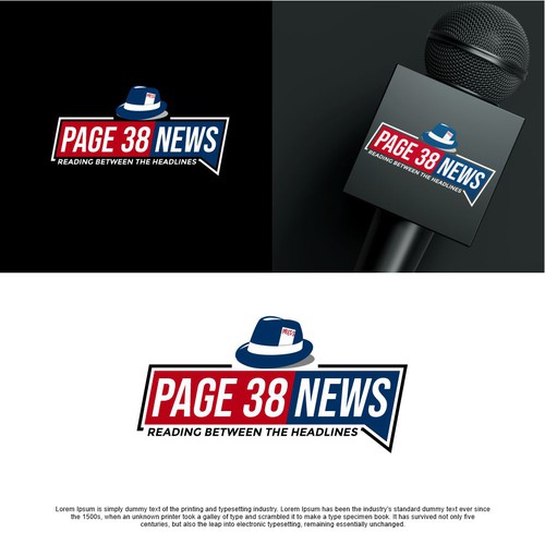 Design a logo for an independent news media company Design by point_up