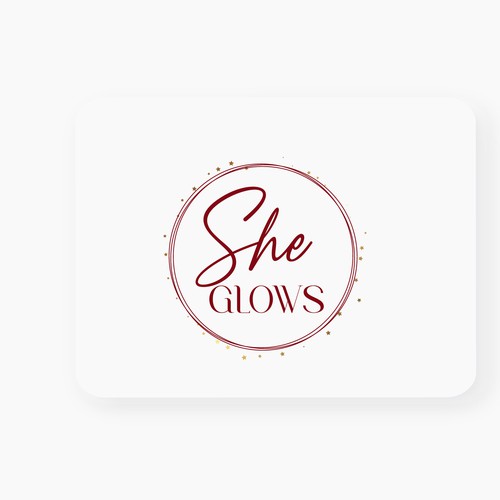 Let's help women glow! Design a beautiful logo for SheGlows Design by QPR