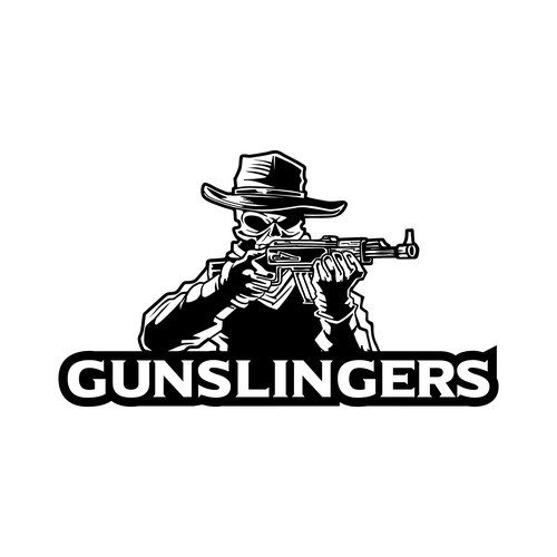 Retail logo for "Gunslingers" Design by Hadeboga Studio