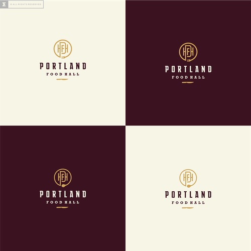 Portland Food Hall Logo & Outdoor Signage Ontwerp door artsigma