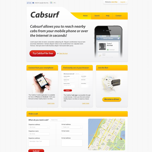 Online Taxi reservation service needs outstanding design Design by X-Team