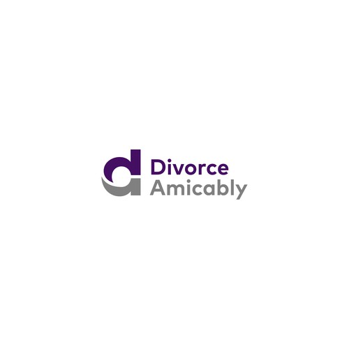 Logo for a new, healthy way for reasonable people to divorce Design by megawon®