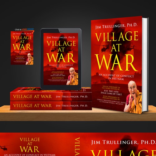 Cover for Third Edition of Classic Work on the Vietnam War. Special Foreword by H.H. the Dalai Lama. Design by Sam Arts Studio